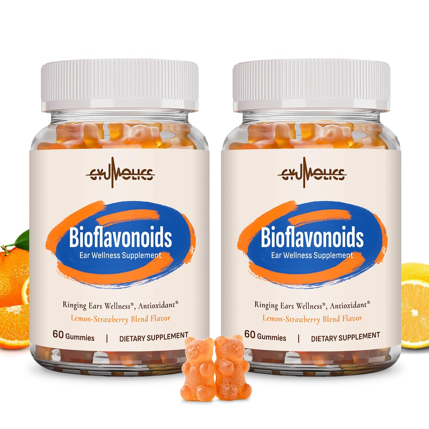 Gyumolics Flavonoid Gummies 3000mg – Bioflavonoid Complex with Hesperidin, Quercetin & Vitamin C – 120 Gummies