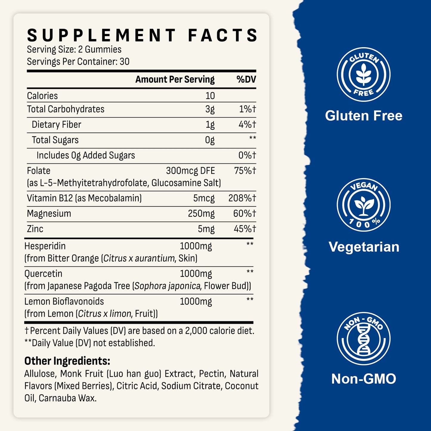 Gyumolics Flavonoid Gummies 3000mg – Bioflavonoid Complex with Hesperidin, Quercetin & Vitamin C – 120 Gummies