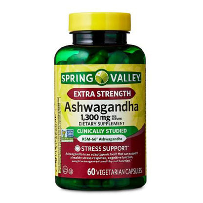 H4U Ashwagandha 1300 mg – Stress & Mood Support, 60 Veg Capsules