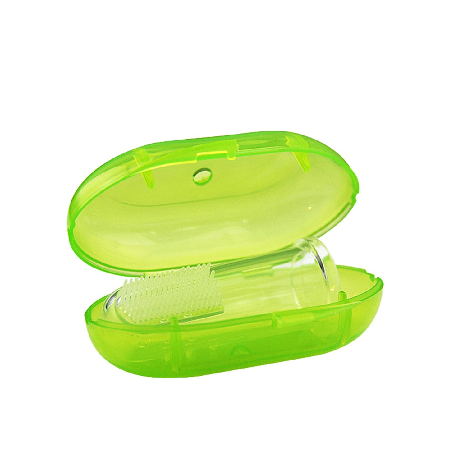 Haakaa Silicone Baby Finger Toothbrush Set - Soft Bristle with Case