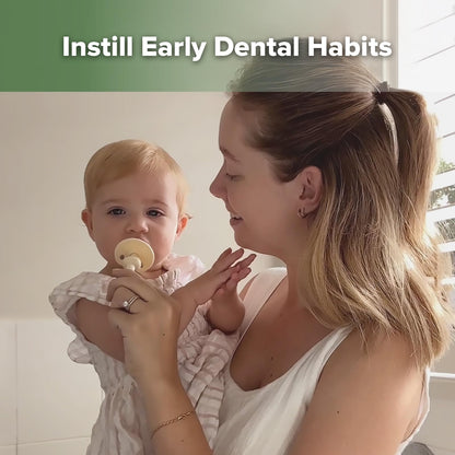 Haakaa Infant Toothbrush – 360° All‑Round Baby Toothbrush (6m+)