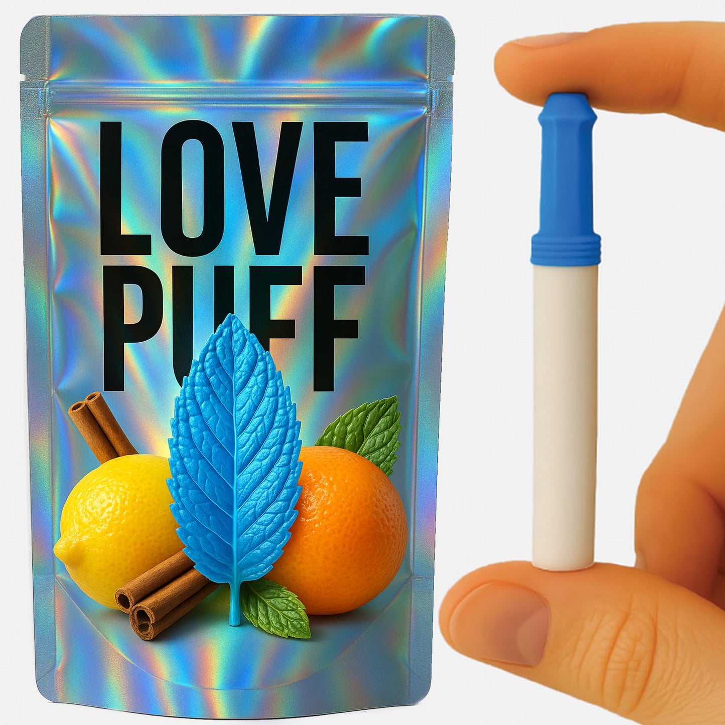 LovePuff Habit Replacing Breathing Stick – Mint Fresh, Non-Electric, Non-Addictive (1 Piece)