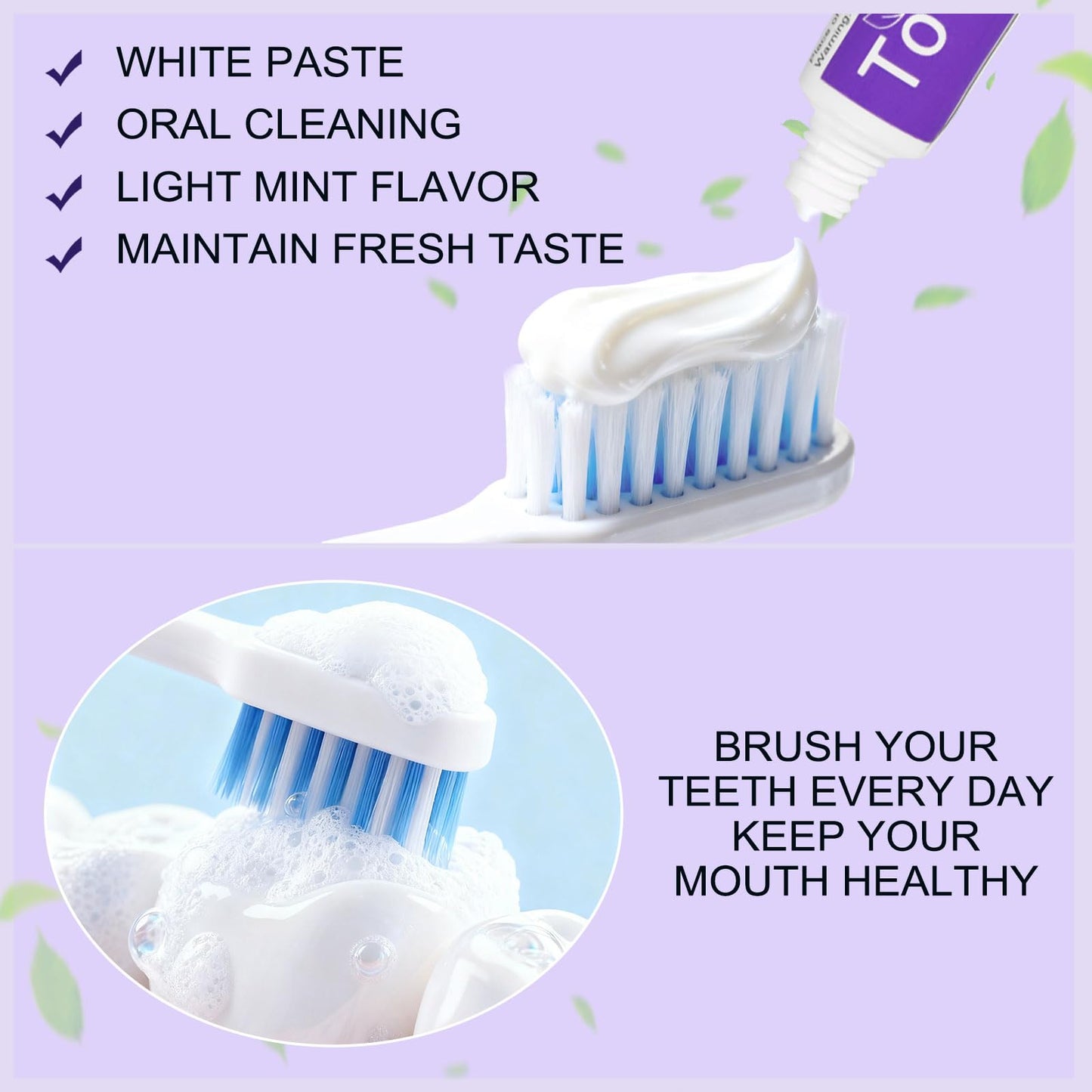 HAIFOTRVA 100 Tubes Travel Size Mint Toothpaste 
0
0
0
0
0
0
0
0
0
0  oz, Bulk for Hotels & Travel
