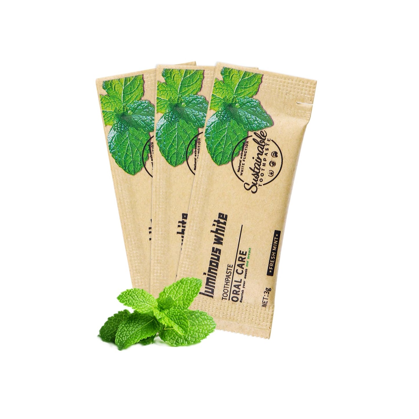 HAIFOTRVA 30 Pack Travel Toothpaste 0.105 oz – Mini Mint for Hotels
