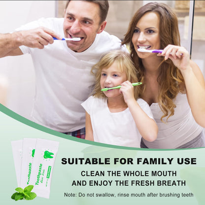 HAIFOTRVA Travel Size Toothpaste 30 Pack – 0.105 oz Mint, Bulk Hotel & Guest Supplies