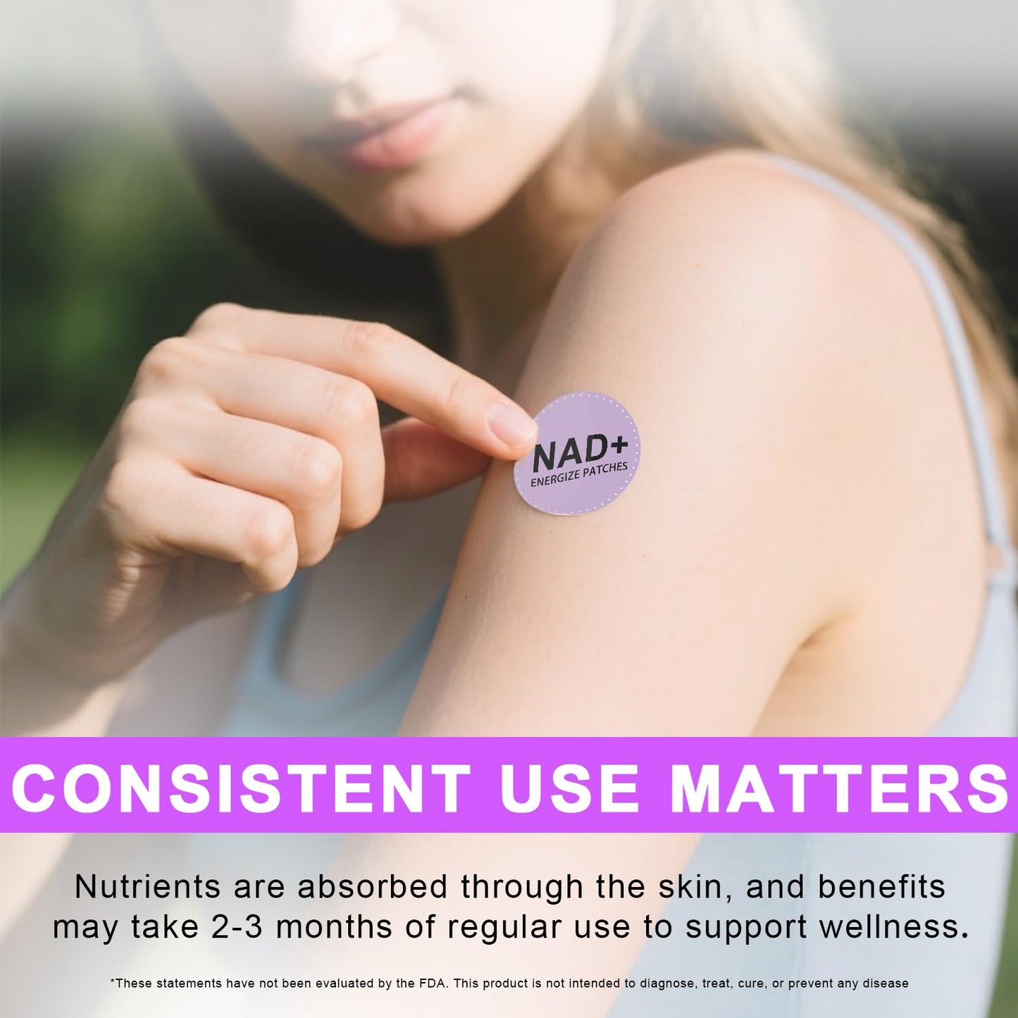 Haiphy NAD+Patches NMNH & Resveratrol – Anti-Aging & Metabolism Support | 8-Hour Release | 30 Count