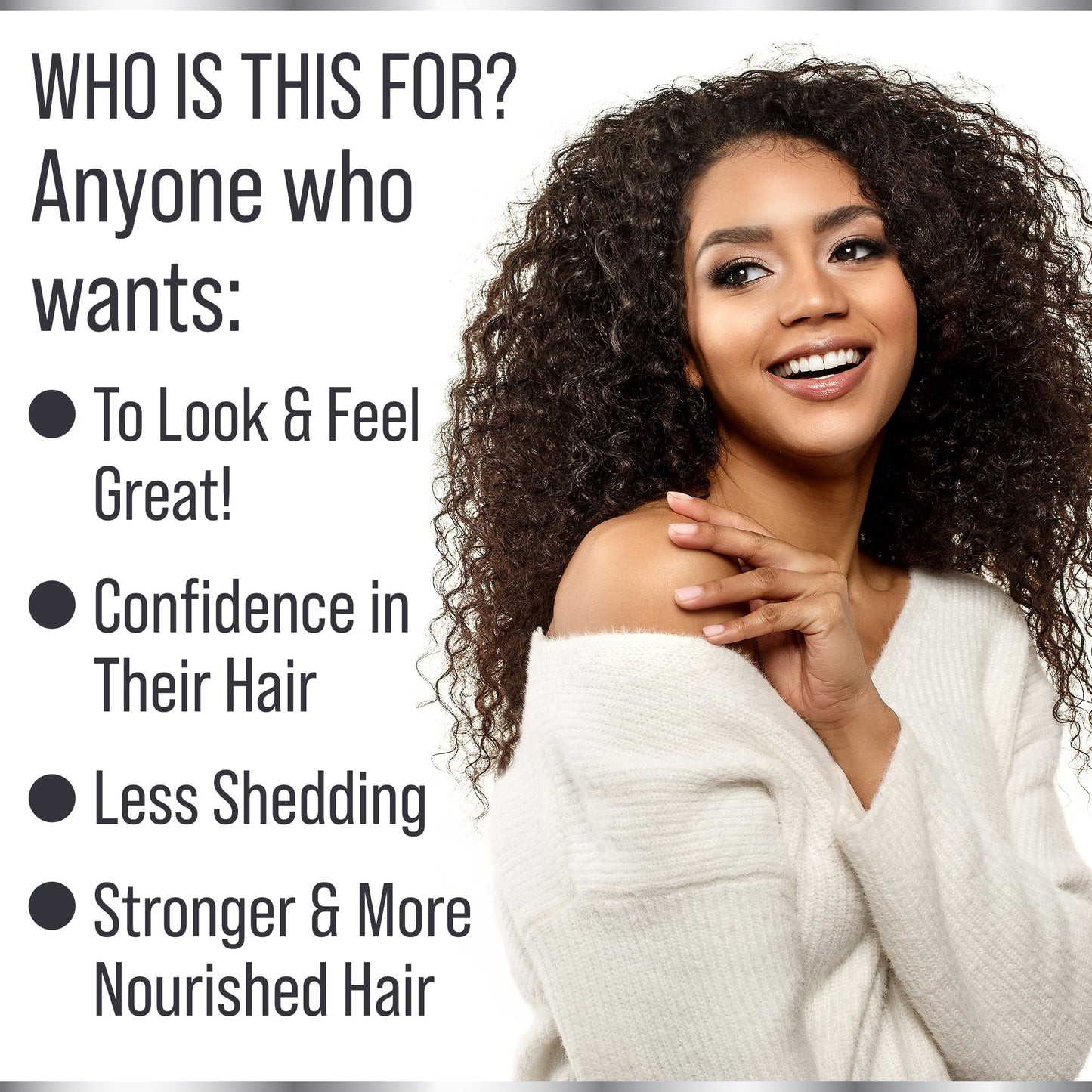 Saw Palmetto + Biotin 2-in-1 Hair Growth - Vegan, 10000 mcg Biotin, DHT Blocker