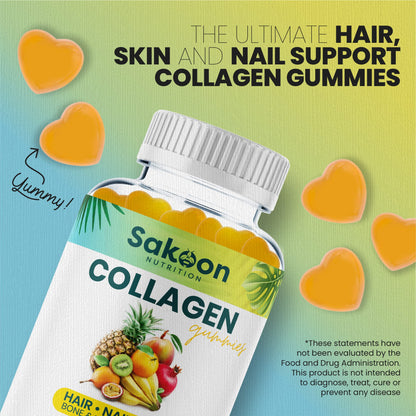 Halal Collagen Gummies for Women & Men | Anti-Aging, Skin & Hair Care