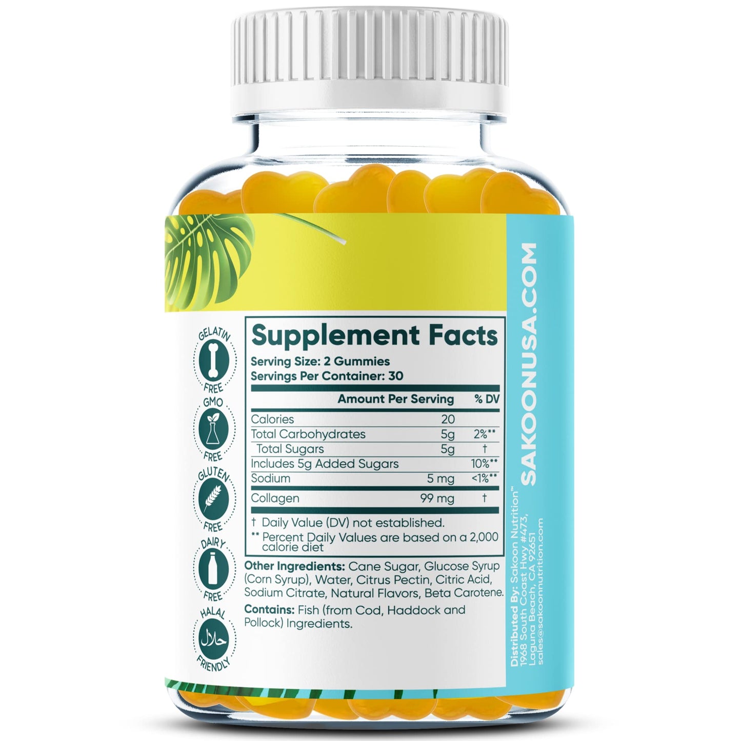 Halal Collagen Gummies for Women & Men | Anti-Aging, Skin & Hair Care