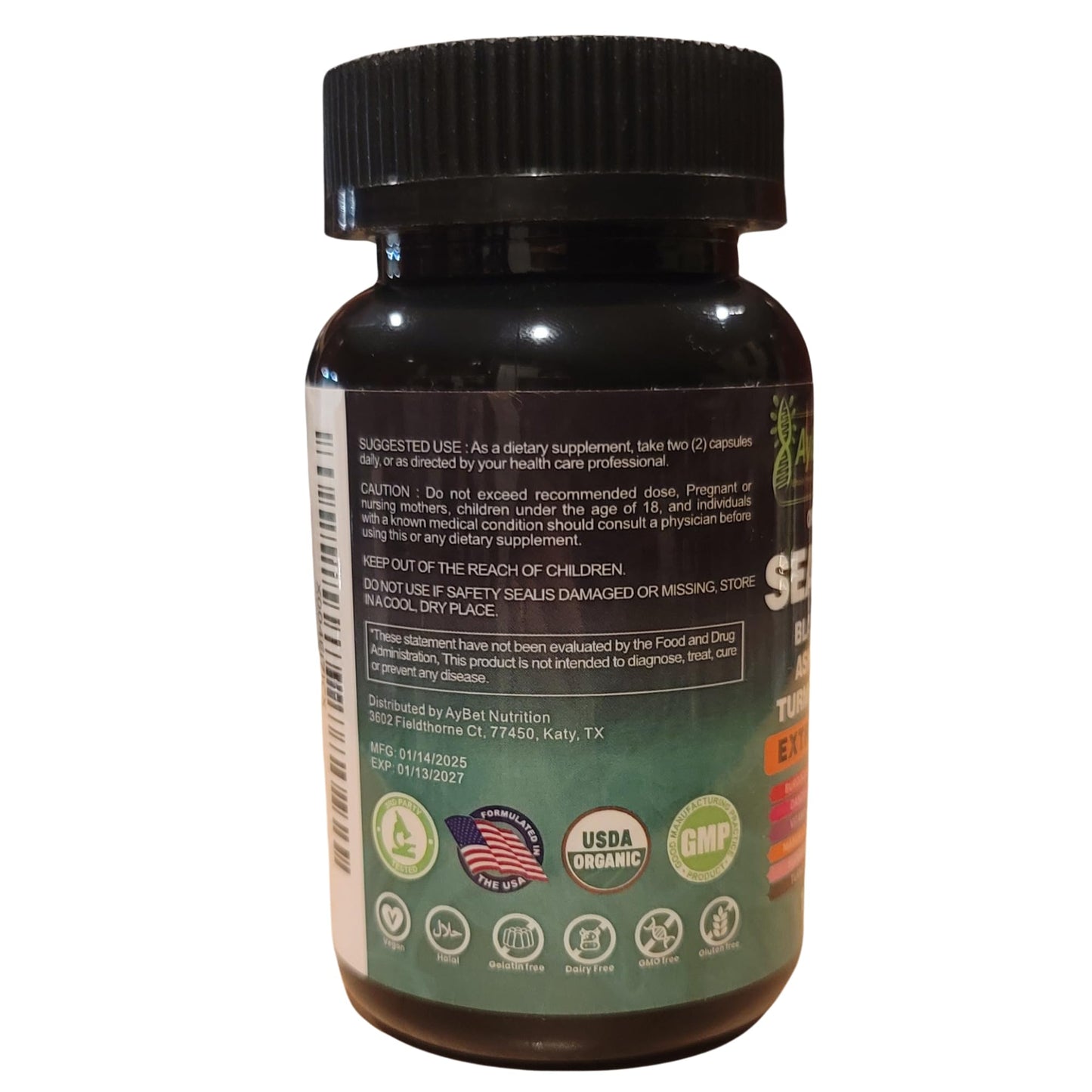 Organic Irish Sea Moss & 16-in-1 Herbal Capsule – Halal, Vegan