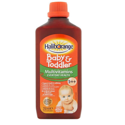 Haliborange Baby & Toddler Liquid 250ml – 2 Pack Bundle | 9 Essential Vitamins
