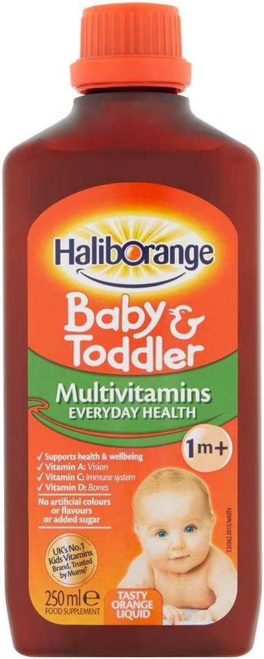 Haliborange Baby & Toddler Liquid 250ml – 2 Pack Bundle | 9 Essential Vitamins