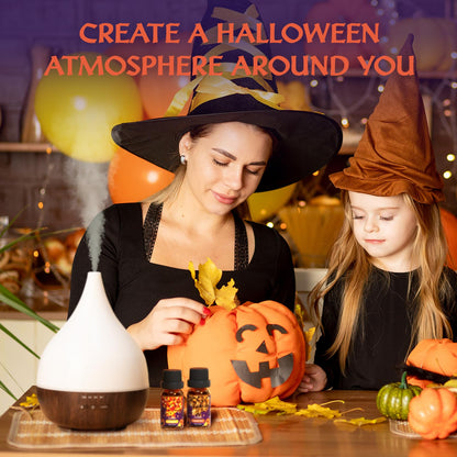 Halloween Essential Oil Set – SNOWSEN Fall Fragrance Oils for Diffusers & DIY