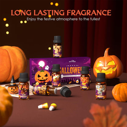 Halloween Essential Oil Set – SNOWSEN Fall Fragrance Oils for Diffusers & DIY