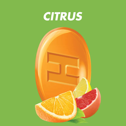 HALLS Defense Assorted Citrus Sugar Free Vitamin C Drops – 300 Drops, 12 Bags
