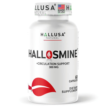 Hallusa Natural Diosmin Circulation - Support for Circulation & Veins - Diosmin Supplement