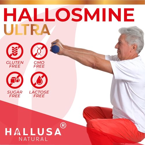 Hallusa Natural Hallosmine Ultra Diosmin 500mg & Hesperidin 150mg – Heavy Legs & Vein Support, 60 Caps