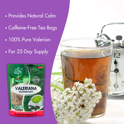 Hanan Valerian Root Tea – Loose Leaf Valerian Tea 2.1 oz (60 g) from Peru