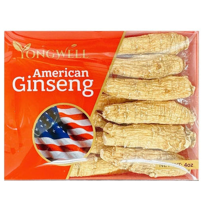 Hand Selected A Grade American Ginseng Root - 4 oz Box (Large Short)