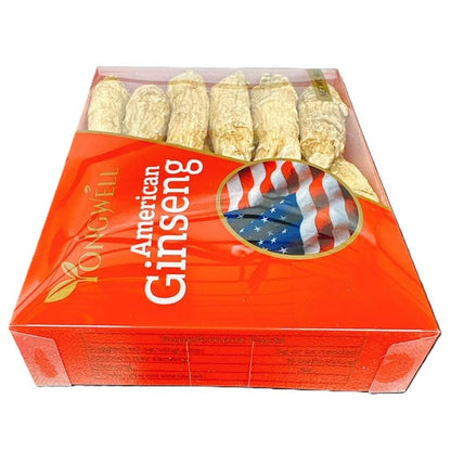 Hand Selected A Grade American Ginseng Root - 4 oz Box (Large Short)