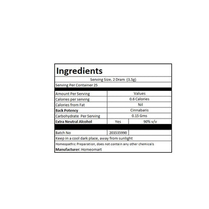 Homeomart.com Cinnabaris Homeopathy Pellets (Pills) 1M Potency – Pack of 3