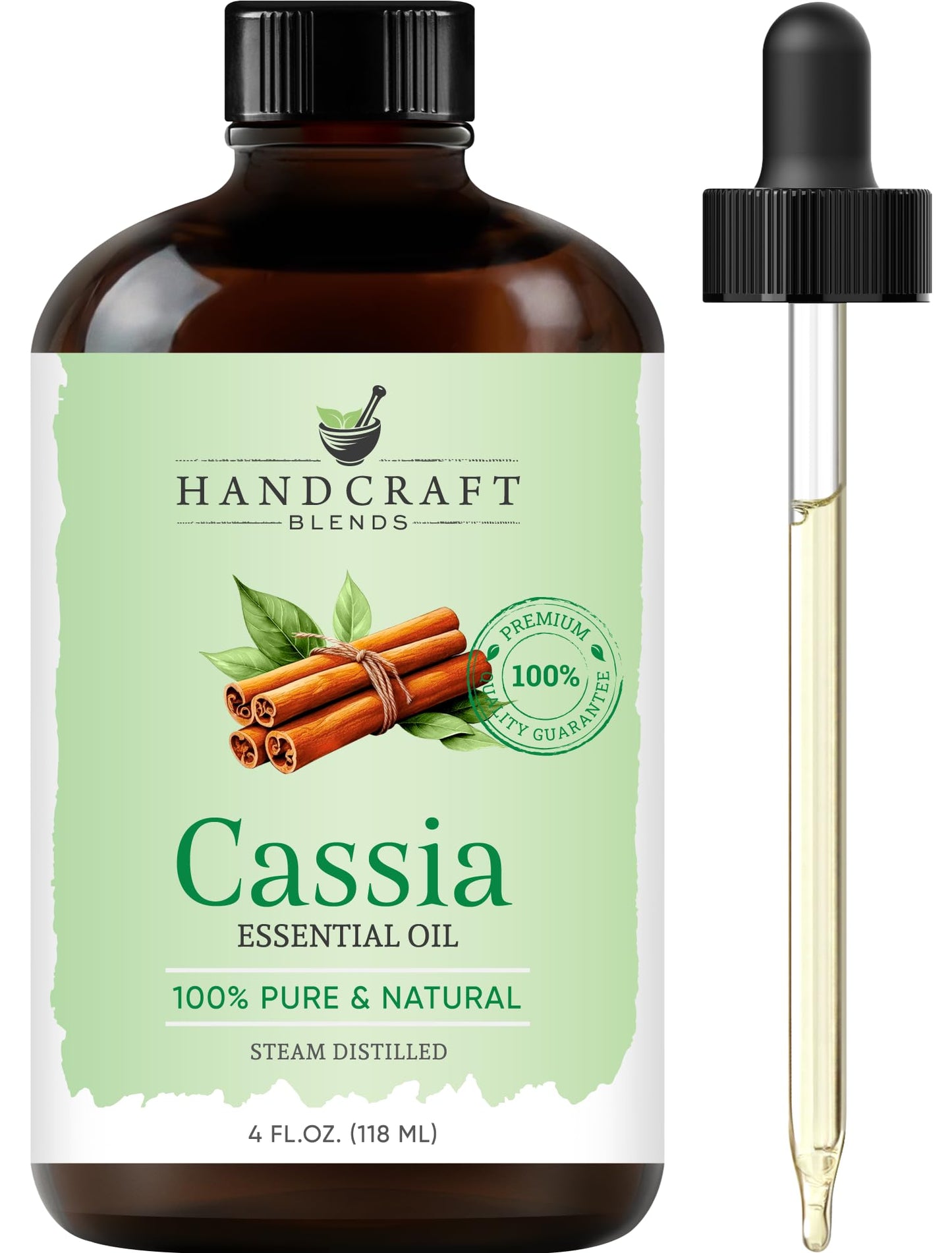 Handcraft Blends Cassia Essential Oil – 4 Fl Oz | 100% Pure & Natural