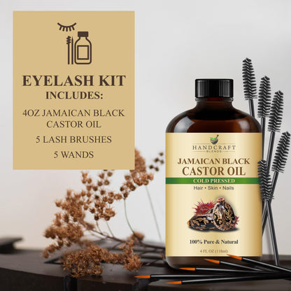 Handcraft Blends Cold-Pressed Jamaican Black Castor Oil - 4 oz | 100% Pure & Natural