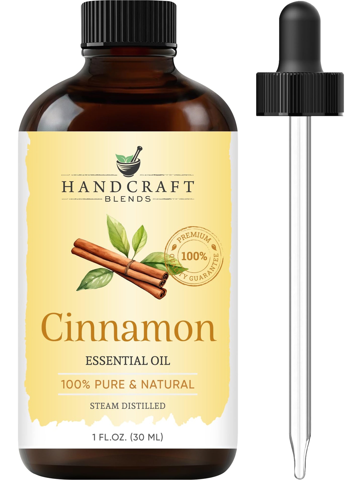 Handcraft Blends Cinnamon Essential Oil – 1 Fl Oz – 100% Pure & Natural