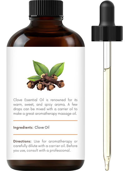 Handcraft Blends Clove Essential Oil – 1 Fl Oz – 100% Pure and Natural – Premium Grade Essential Oil for Diffuser and Aromatherapy, Skin, Massage, Candle and Soap Making Fragrance