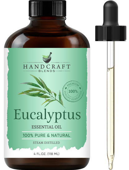 Handcraft Blends Eucalyptus Essential Oil - 4 Fl Oz - Pure & Natural