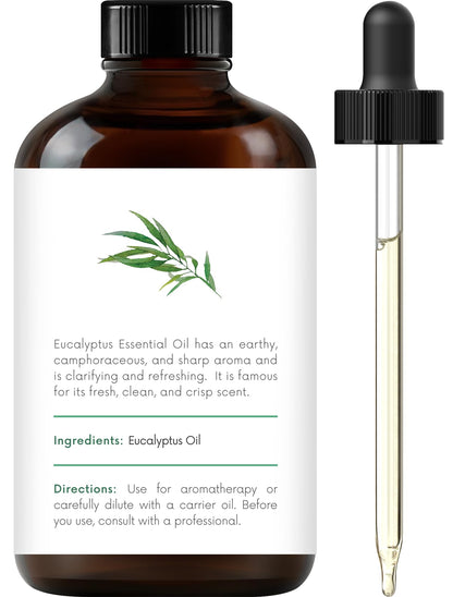 Handcraft Blends Eucalyptus Essential Oil - 4 Fl Oz - Pure & Natural