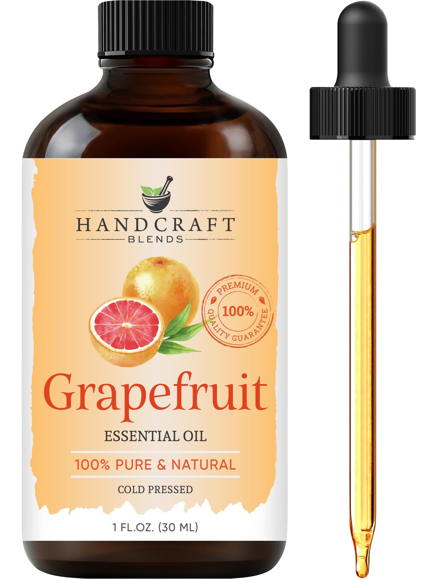 Handcraft Blends Grapefruit Essential Oil - 1 fl oz | 100% Pure & Natural, Premium Grade