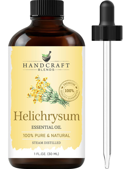 Handcraft Blends Helichrysum Essential Oil – 1 Fl Oz | 100% Pure