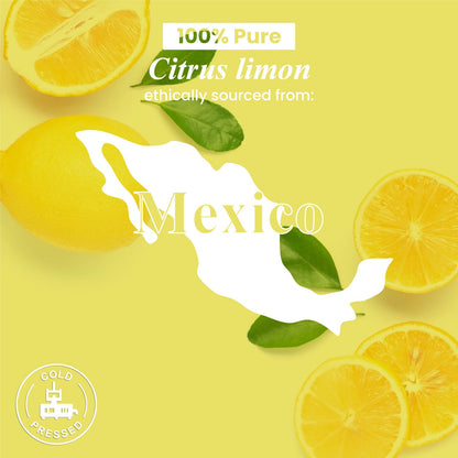 Handcraft Blends Lemon Essential Oil – 4 oz, 100% Pure & Natural | Premium Grade for Diffuser, Aromatherapy, Skin, Massage, Candle & Soap