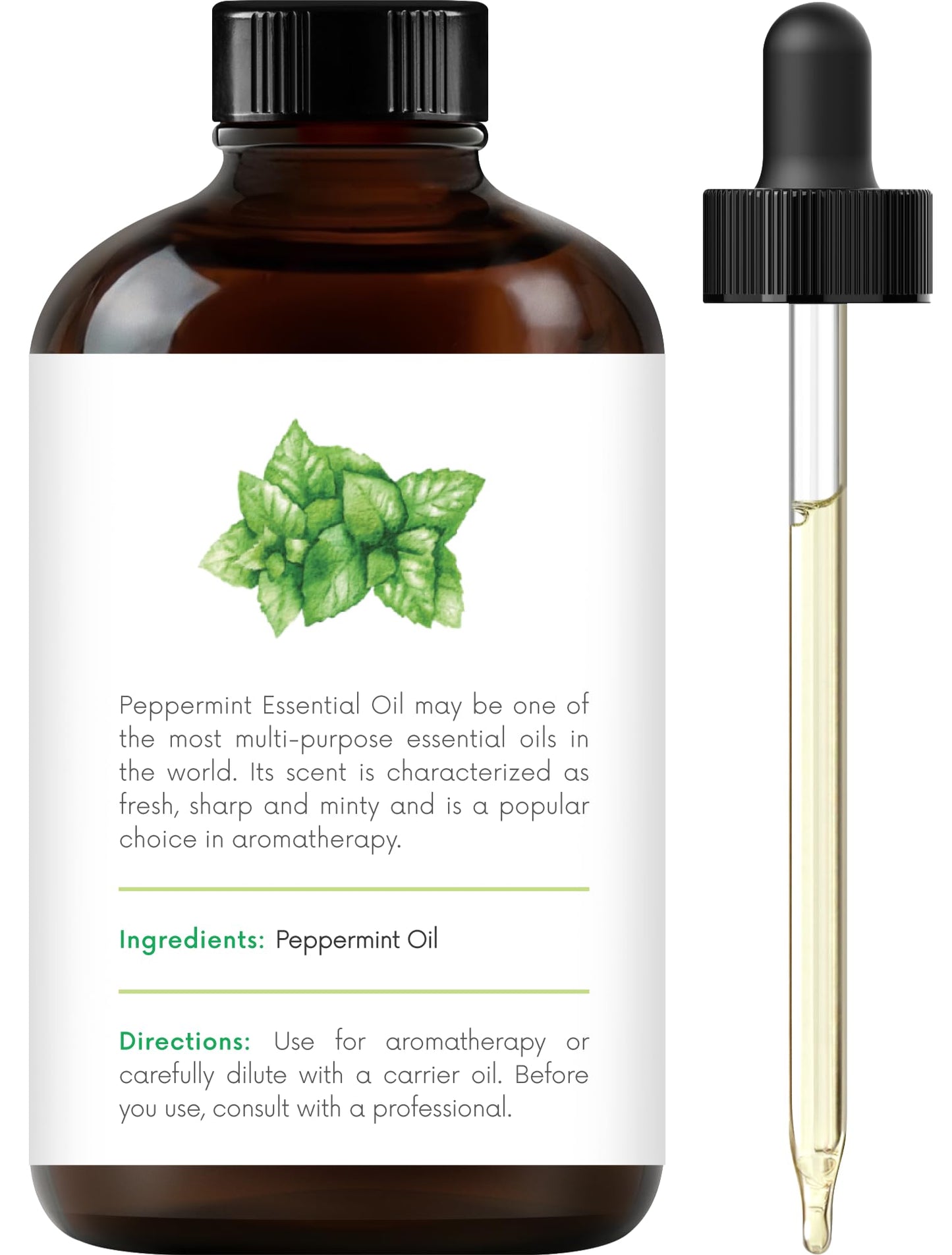 Handcraft Blends Peppermint Essential Oil – 4 oz | 100% Pure & Natural Premium Grade