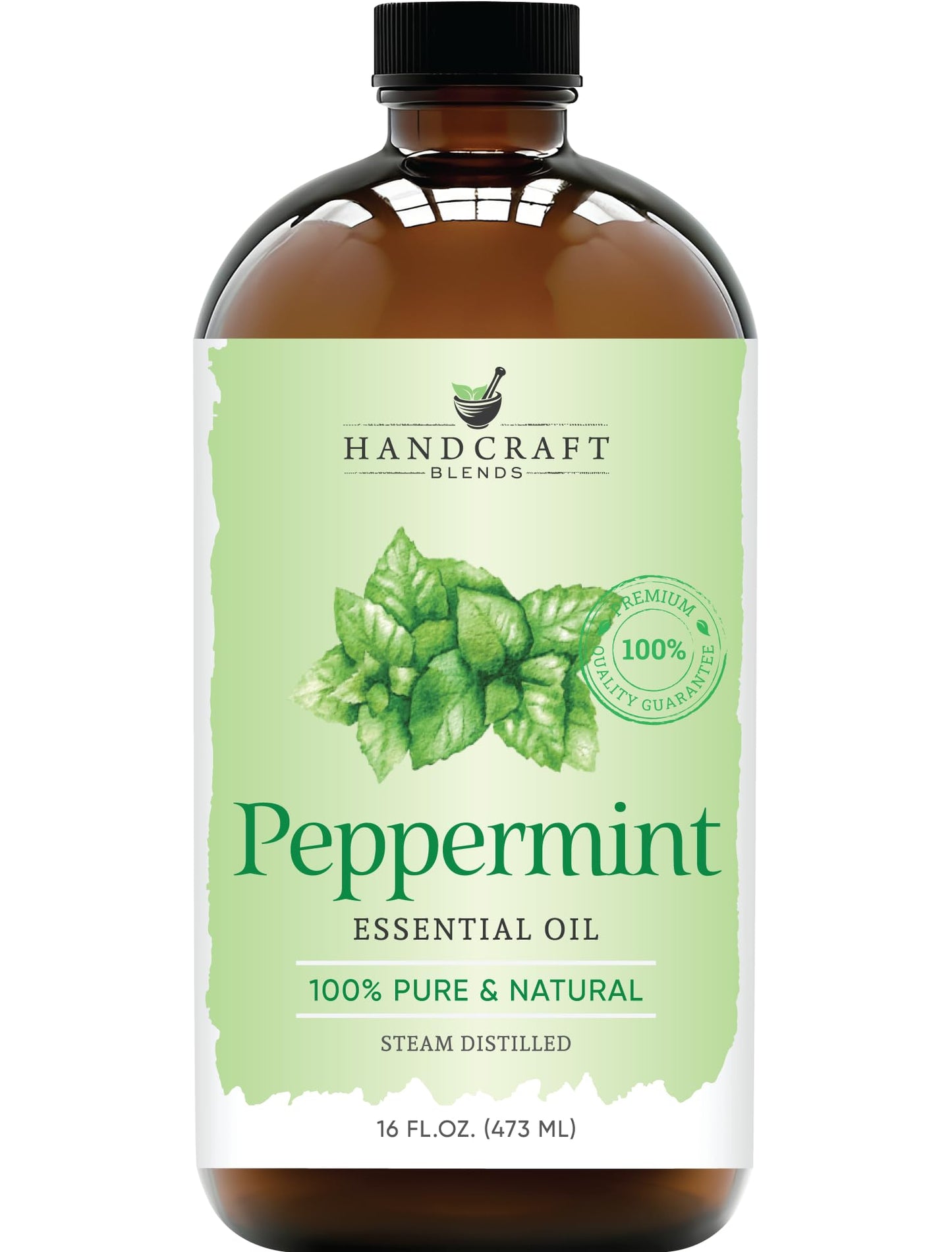 Peppermint Essential Oil – Handcraft Blends, 16 oz, Pure & Natural, Premium Grade