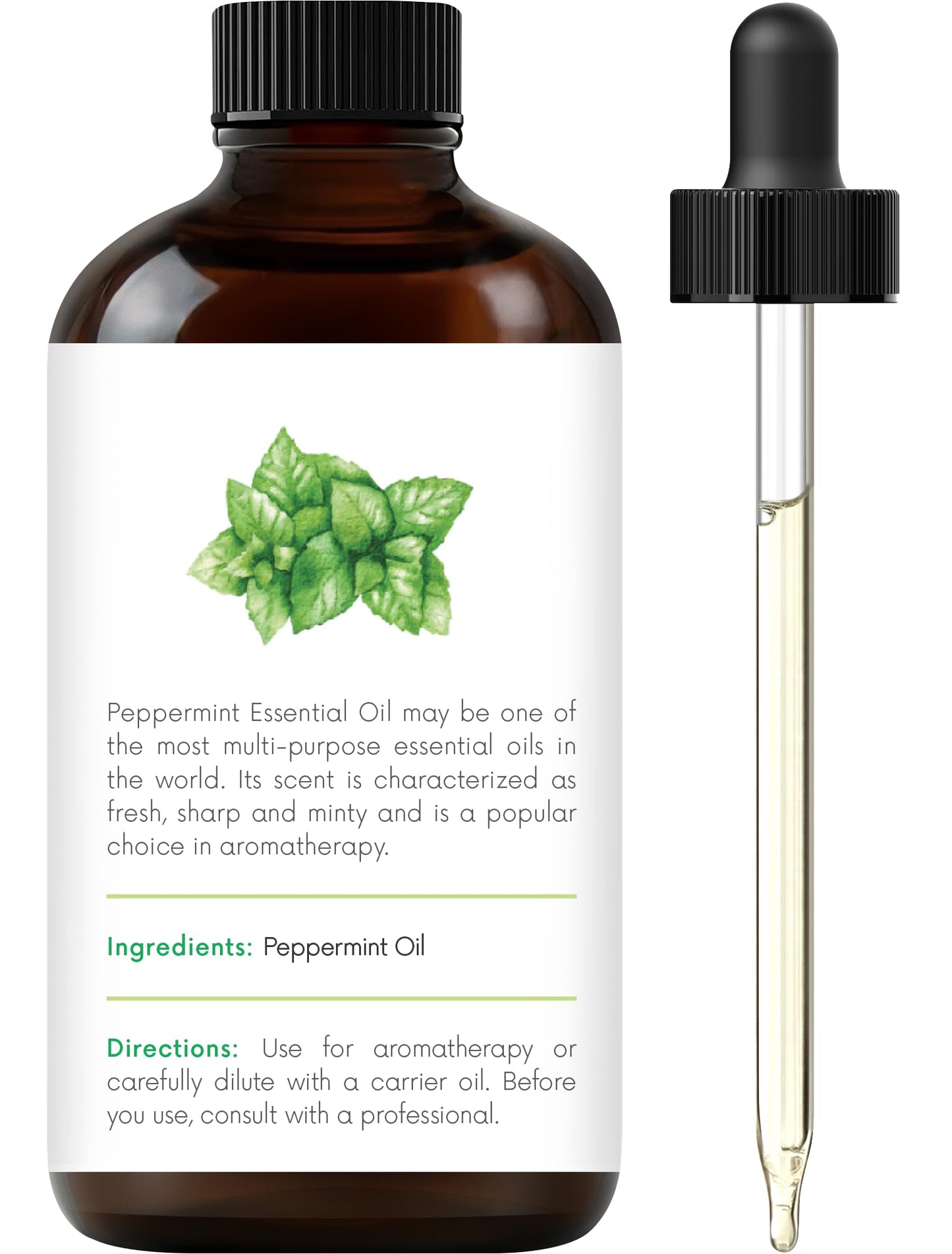Handcraft Blends Peppermint Essential Oil – 1 Fl Oz | 100% Pure & Natural, Premium Grade