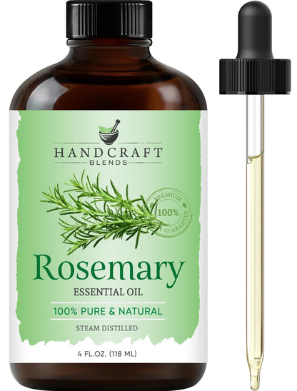Handcraft Blends Rosemary Essential Oil – 4 fl oz – 100% Pure & Natural