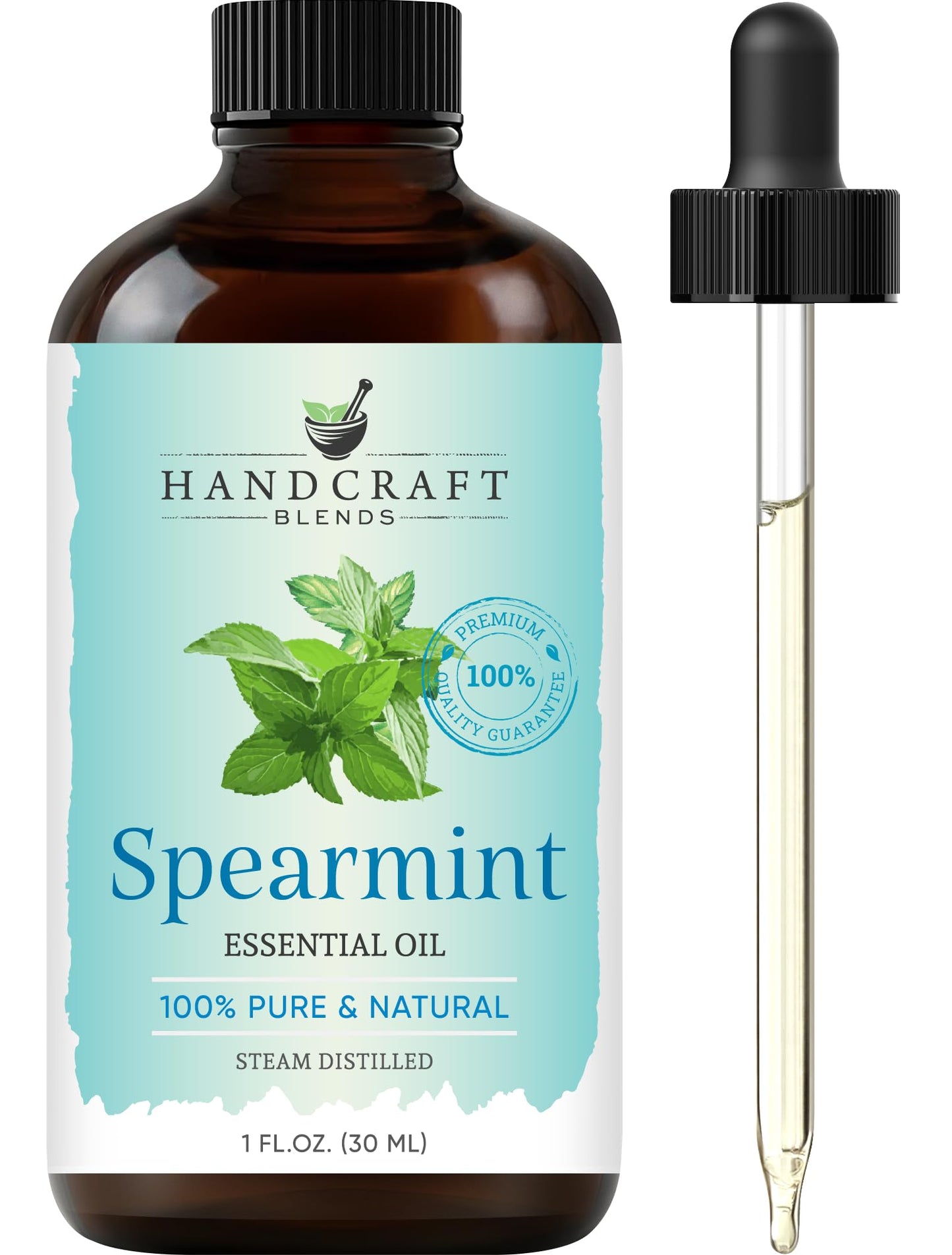 Handcraft Blends Spearmint Essential Oil - 1 oz - 100% Pure & Natural, Premium Grade