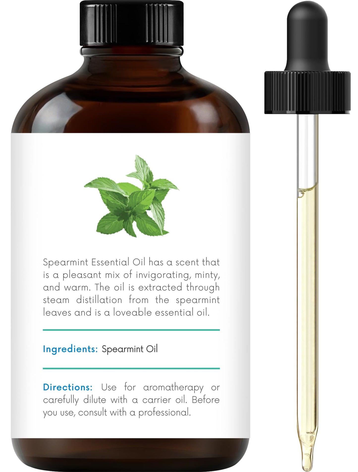 Handcraft Blends Spearmint Essential Oil – 4 Fl Oz | 100% Pure & Natural | Premium Grade
