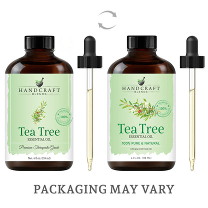 Tea Tree Essential Oil – Handcraft Blends – 4 Fl Oz – 100% Pure