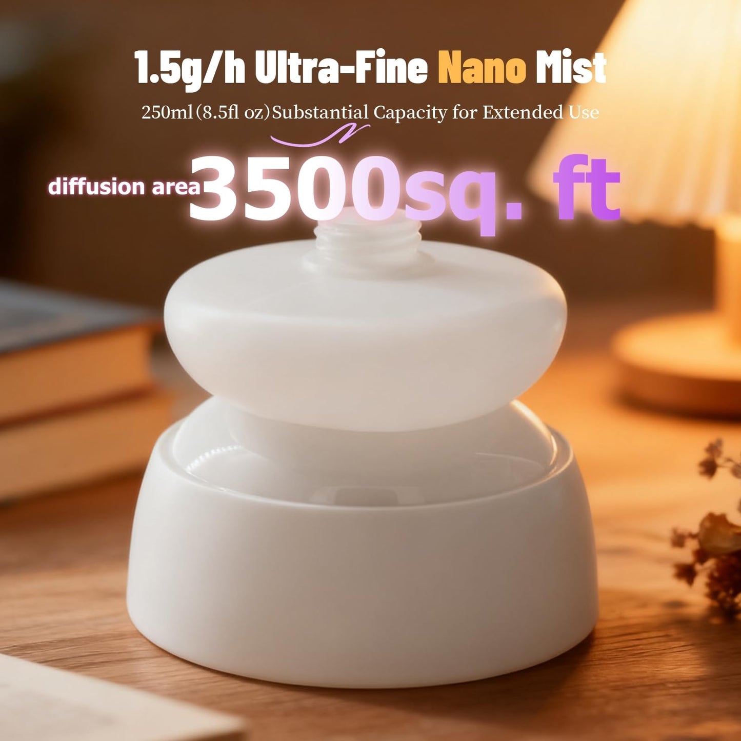 HAONINYUE Ceiling-Mounted 3500 Sq Ft Smart Scent Machine – Whole-House Aroma Diffuser