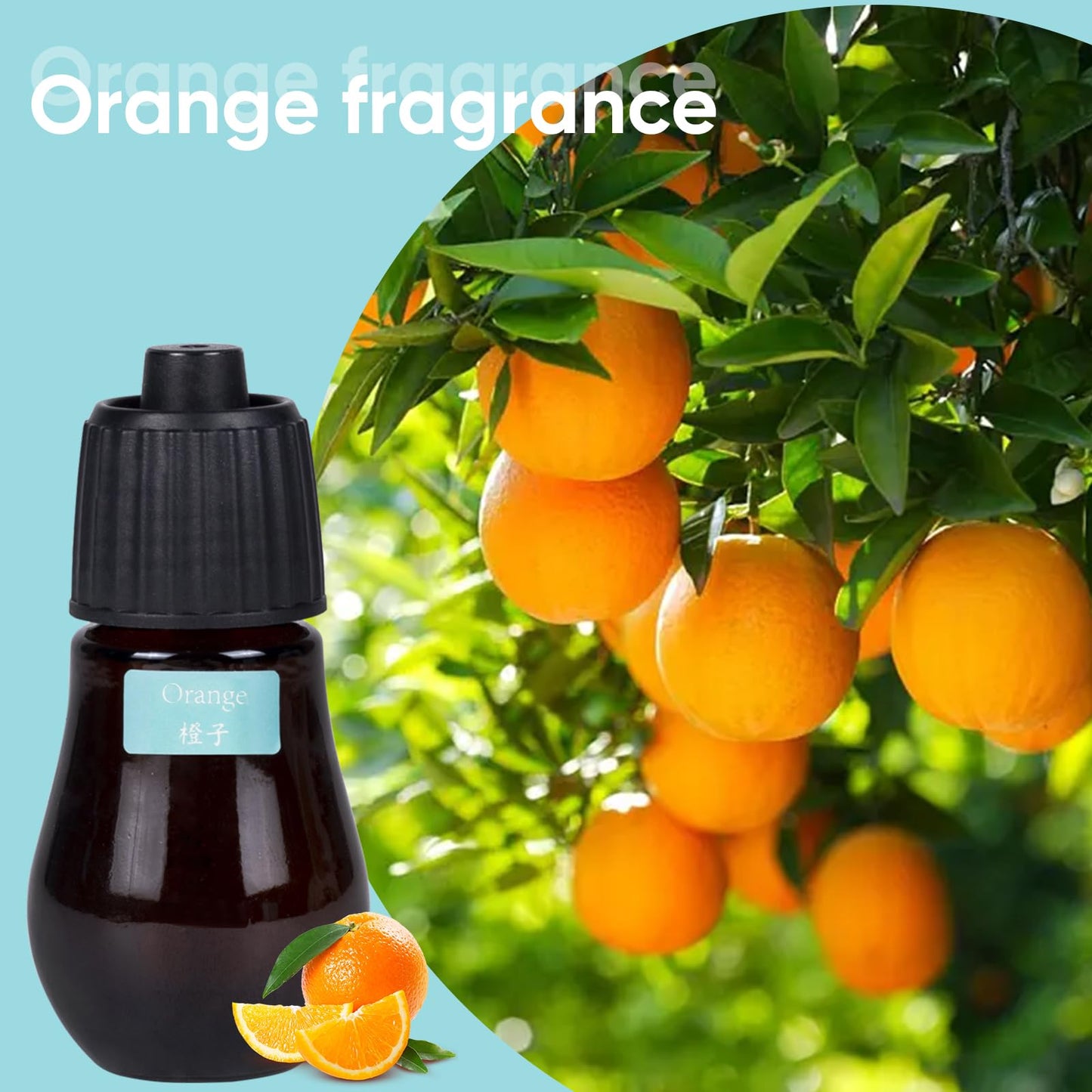 HAPPTWS Aromatherapy Essential Oil Set – 3-Piece Diffuser Oils: Eucalyptus, Lemongrass, Orange