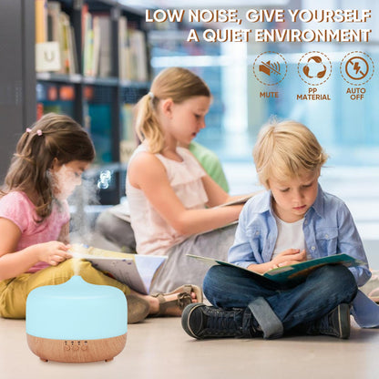 HAPPTWS 1000ml Essential Oil Diffuser with Remote Control - 7 Color LED for Large Rooms