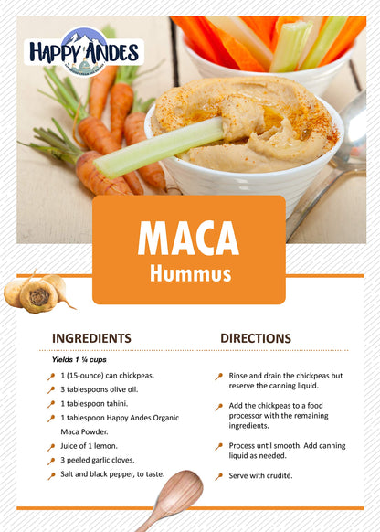 Happy Andes Organic Maca Powder Gelatinized 16 oz – Premium Quality, Stamina & Energy
