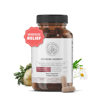 Happy Mammoth Hormone Harmony — Natural Hormonal Support for Women, 72 Capsules