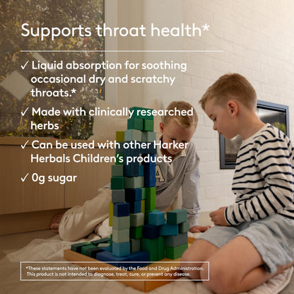 Harker Herbals Children's Deep Lung Support Syrup - Plant-Based, Natural Mint