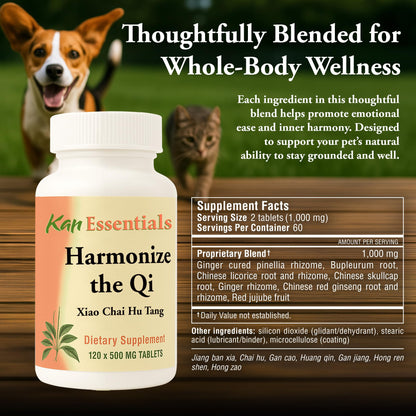 Harmonize the Qi 120 Tabs by Kan Herbs | Manufacturer Sealed Package