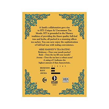 Harney & Sons Yellow and Blue Herbal Tea – Chamomile & Lavender, 20 Count per Tin (Pack of 4)