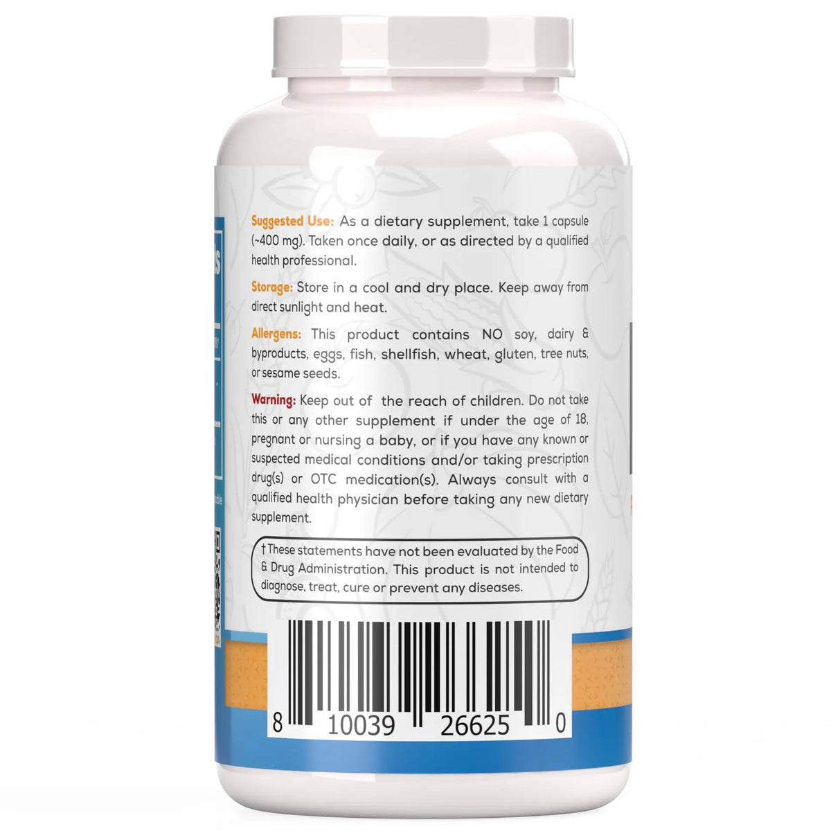 HARVEST NATURALS Palmitoylethanolamide (PEA) Capsules 400mg | 180 Count | Inflammation & Discomfort Support | Lab Tested Ingredients BritishVita | Premium UK Vitamins & Wellness Supplements